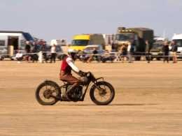 Römö Motor Festival Motorrad am Strand